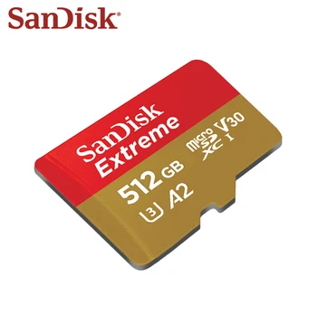 Sandisk U3 microSDXC Card de Memorie Mini Card V30 512GB Card Micro SD Card Flash A2 Clasa 10 TF Card de Până la 190Mb/s Pentru Telefon PC