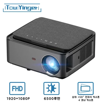 Touyinger RD828 Fascicul de Proiector 1920x1080P Full HD, Proiector Telefon Inteligent WIFI Oglindire Ecran Home Cinema Acasă de Proiect