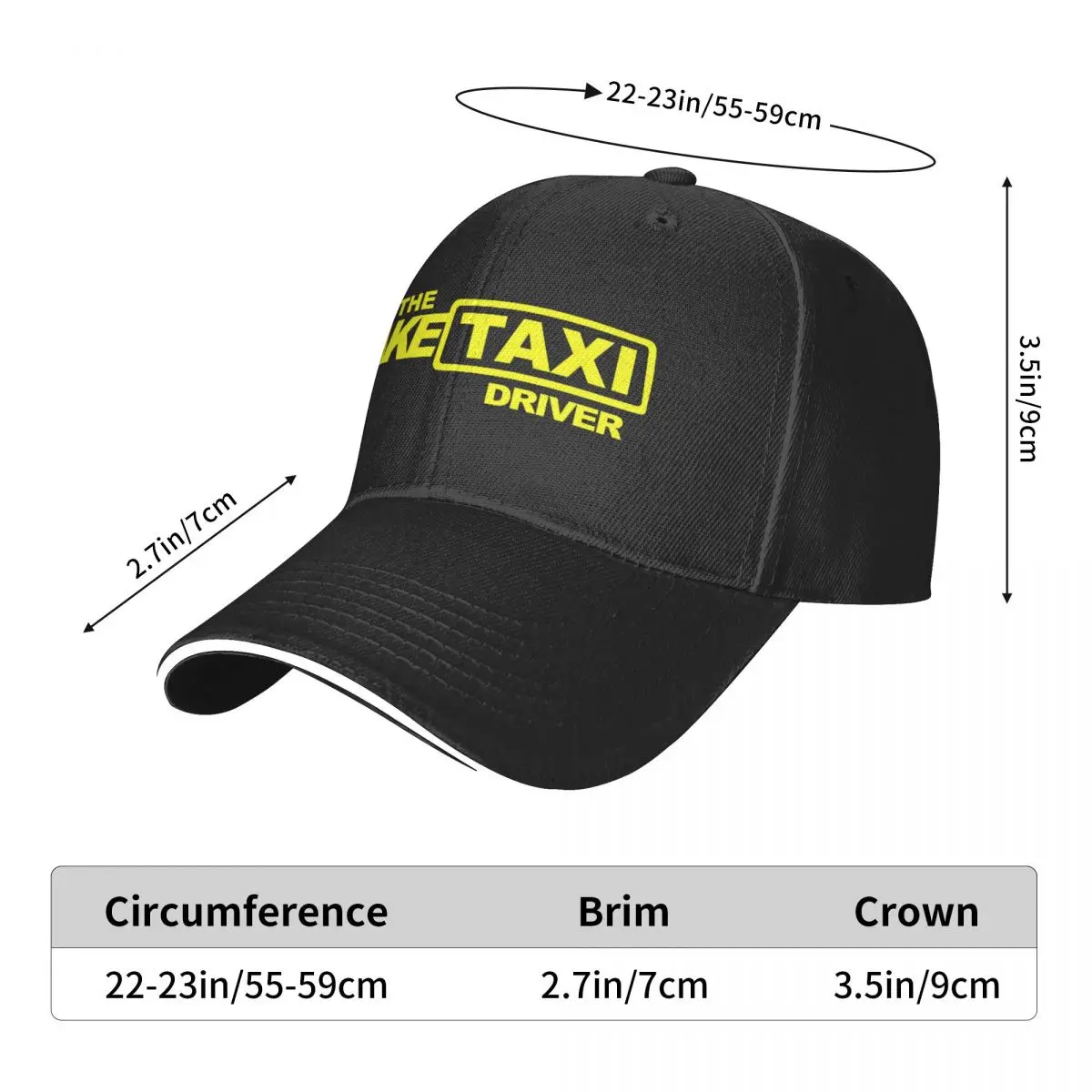 Fake Taxi șapcă de Baseball Rece Faketaxi Driver Capace de Vară de protecție Solară în aer liber Pălărie de Pescar